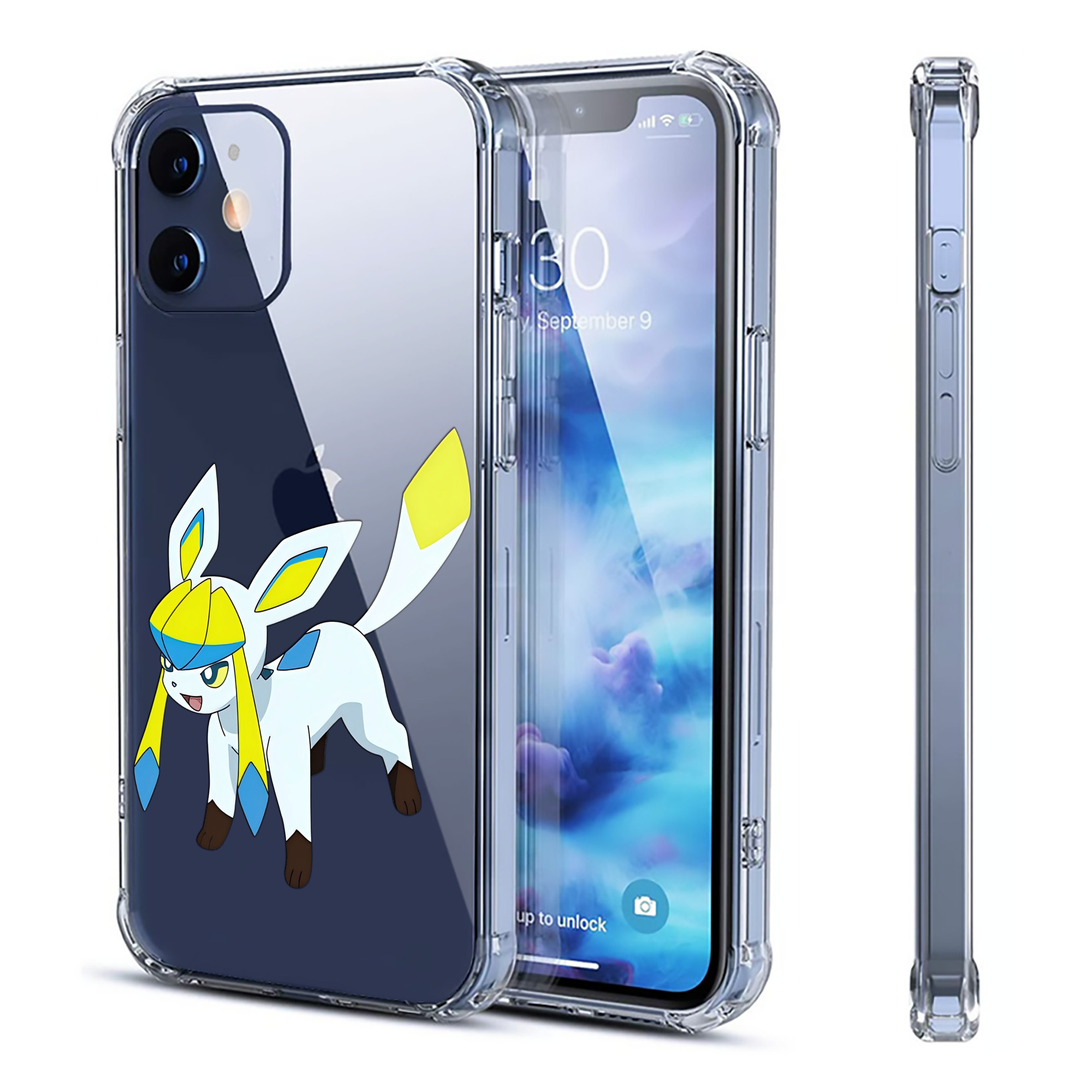 （画像用） Digimon デジタルモンスター/デジモン 【iPhone 12シリーズ対応】透明スマホケース（クリアソフトケース）